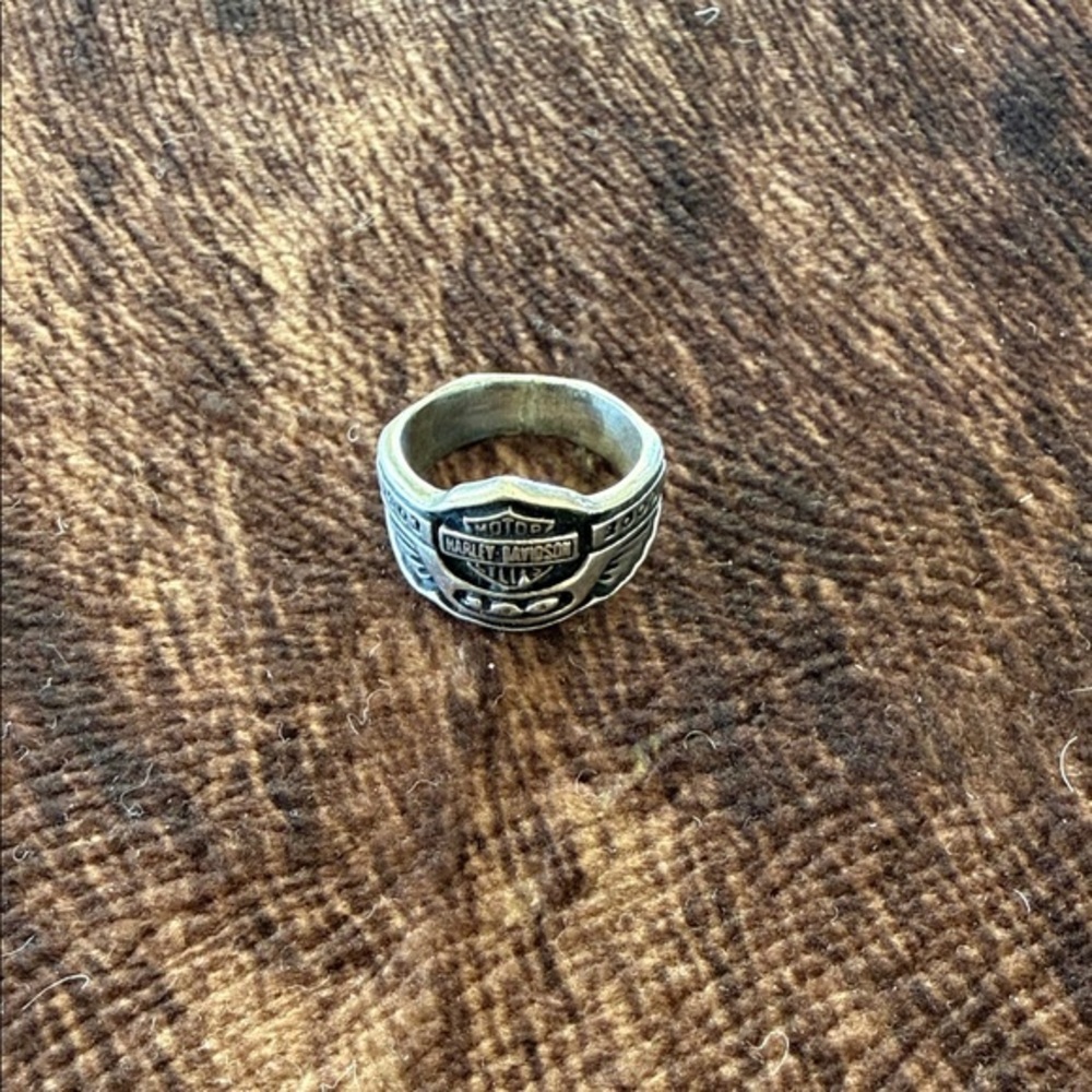 Harley-Davidson 100 AnniversarySilver Wing Emblem Ring